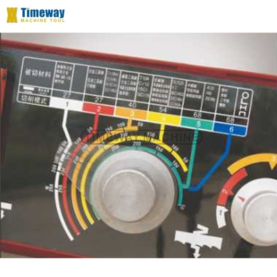 27/40/54/68/80m/min Blade Speed 2.2kw Horizontale Metal Band Sawer voor precisie snijden