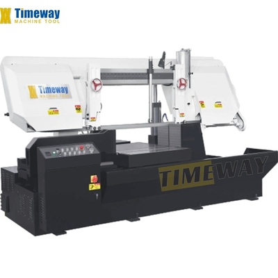 Semi-automatische bandzaag met aanpasbare opties en energiebesparende hydraulische motor van 1,5 kW