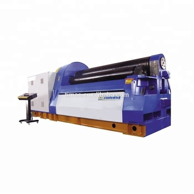 Vier rolplaten rollen HFR-30*2500 met voorbuigwerk en maximaal 30 mm dikte