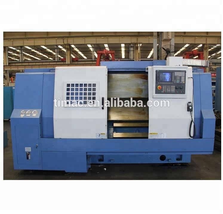 Twin Spindle FANUC Slant Bed CNC draaibank AK-25 met 12 gereedschapsposten