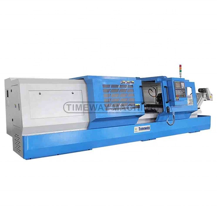 800 mm bed breedte plat bed CNC draaibank met volledige functies en max. 520 mm swing