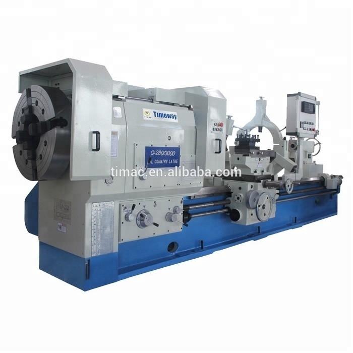 280 mm Spindle Bore Oil Country Lathe Q-280 10000 KG Gewicht voor industriële toepassingen