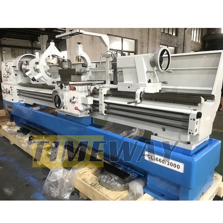 Max. swing over gap 900mm Universal Precision Gap-bed of Bench Lathe / Tornos CL-660 voor productie-installatie
