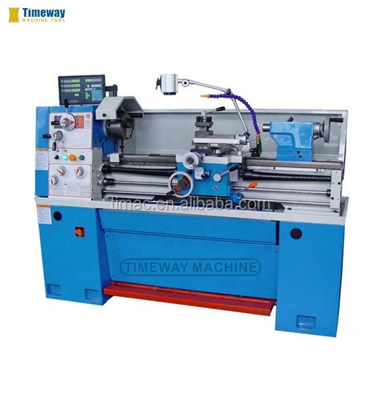 T-1440B Precision Gear Head Motor Lathe met 220 mm Swing Diameter Over Cross Slide