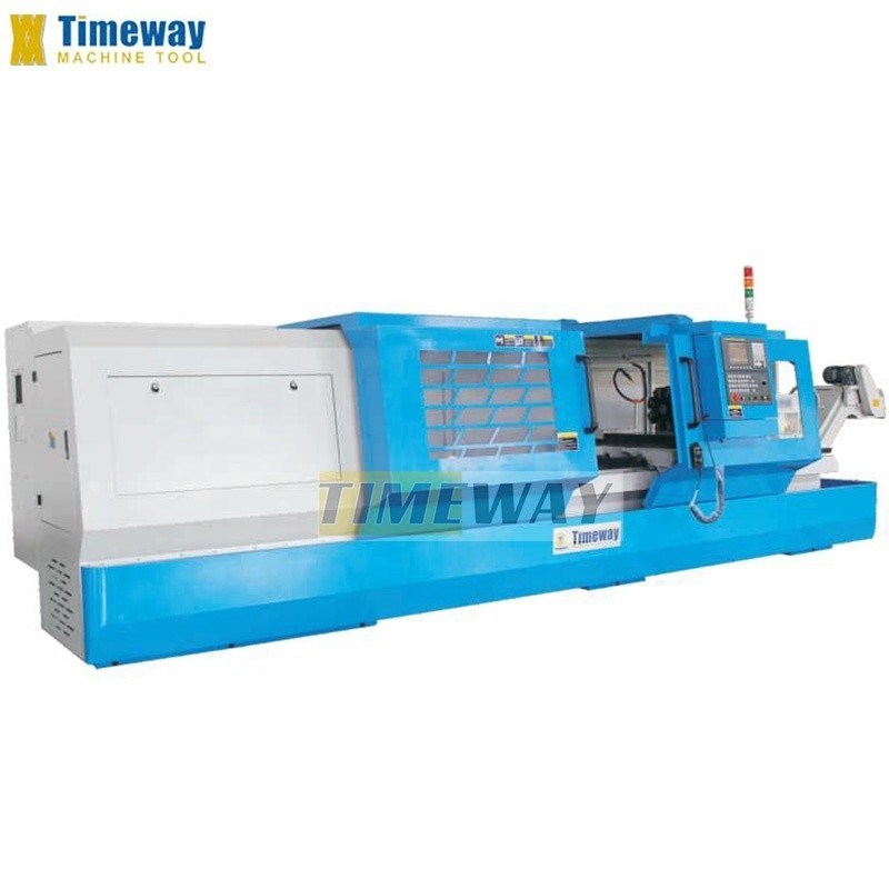 Hoogprecisie Flat Bed CNC draaibank met GSK CNC Control System en 11kW Spindle Motor Power