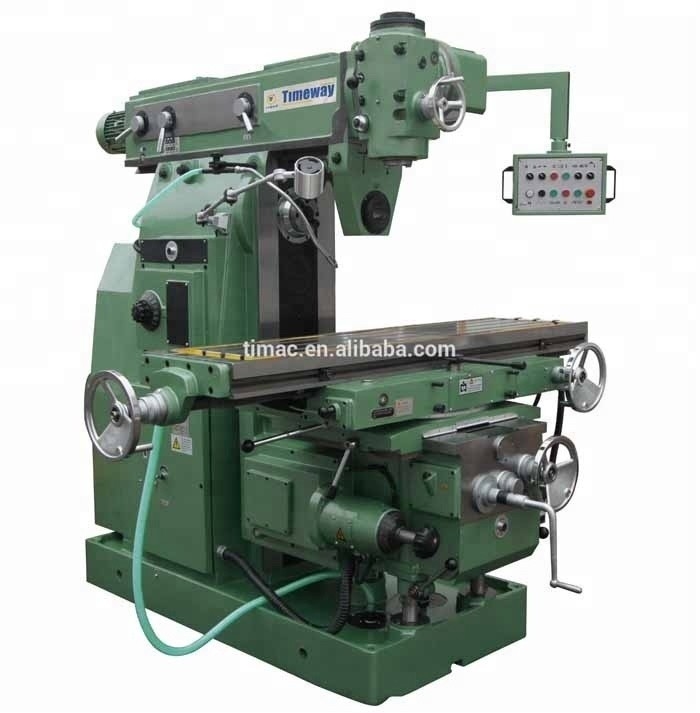 Horizontale spindelsnelheid Universele freesmachine van het knie-type met draaiend freeshoofd
