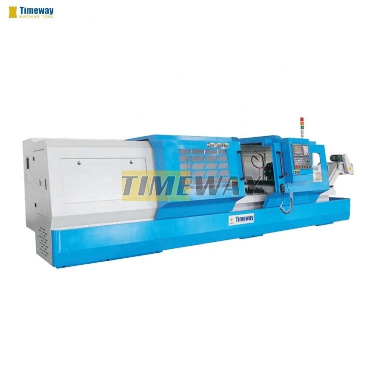 2-assige horizontale platte bed CNC draaibank draaimachine voor hoge precisie draaibank