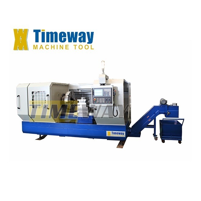 QK-255F-serie CNC Oil Country Lathe Pipe Thread Machining Center met 420mm X Axis Travel