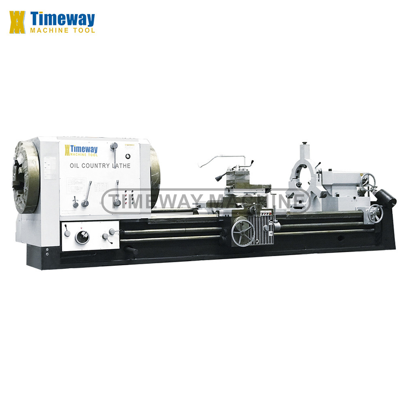 Q-360F Pipe Threading Lathe Max. Swing Over Cross Slide 610mm Spindelboring 360mm