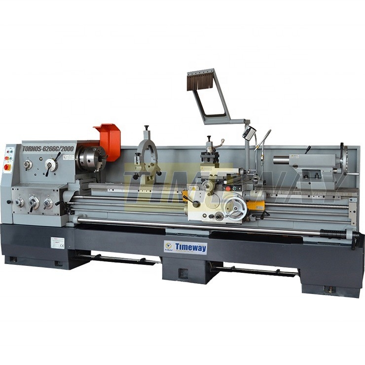 nauwkeurigheid Tornos-type conventionele horizontale gap bed draaibank voor kleine onderdelen