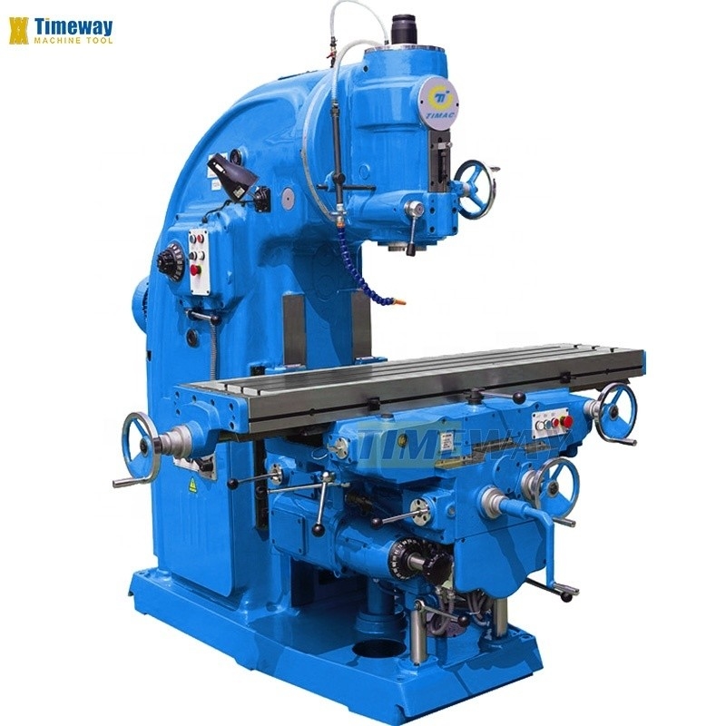 Universele verticale kniefreesmachine met 900/880 mm tafelreis
