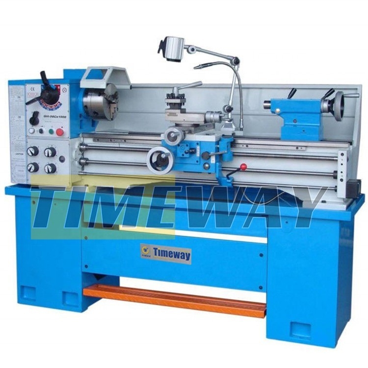 1000 mm afstand handmatige precisie tandwiel kop motor draaibank met 330 mm max. Swing over bed