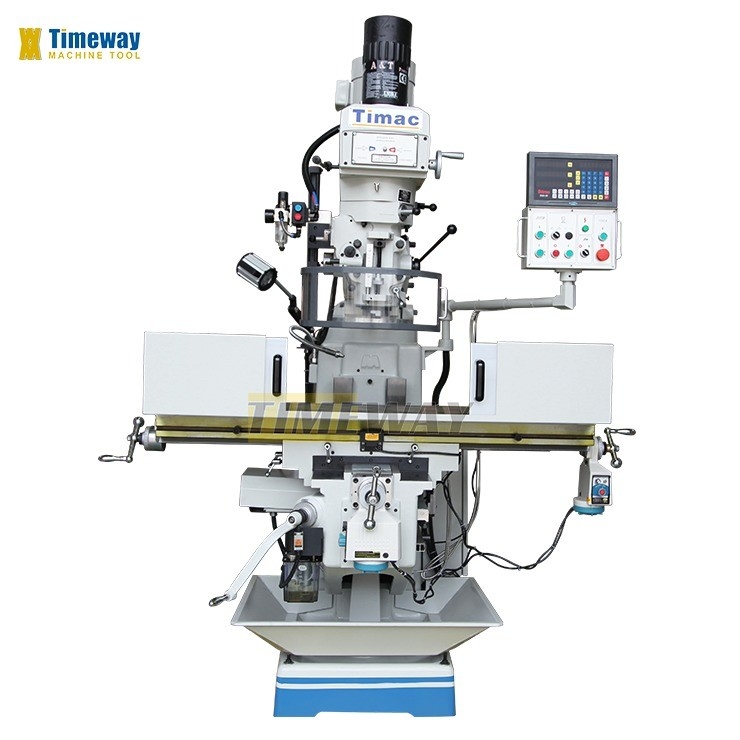 M300A Torret Freesmachine met 380mm Table Travel Z en 127mm Spindle Quill Travel