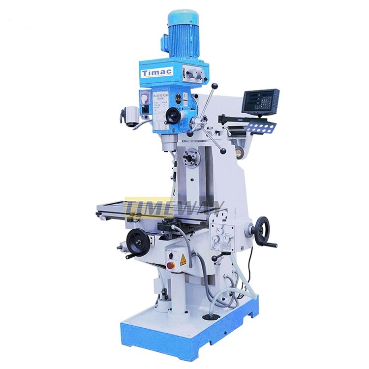 Verticale boorfreesmachine met 1,5 kW spindelmotorvermogen en 400 mm tafelverplaatsing
