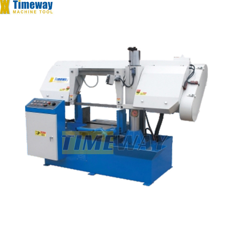 Aanpasbare semi-automatische bandzaagmachine SAB-500 met een hydraulische motor met een vermogen van 0,75 kW