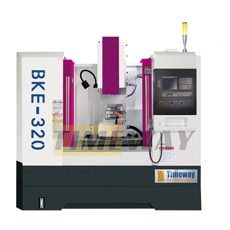 Klein type CNC Verticale Slotting Machine 460*320mm Werktafel Reis KND1000M Besturing